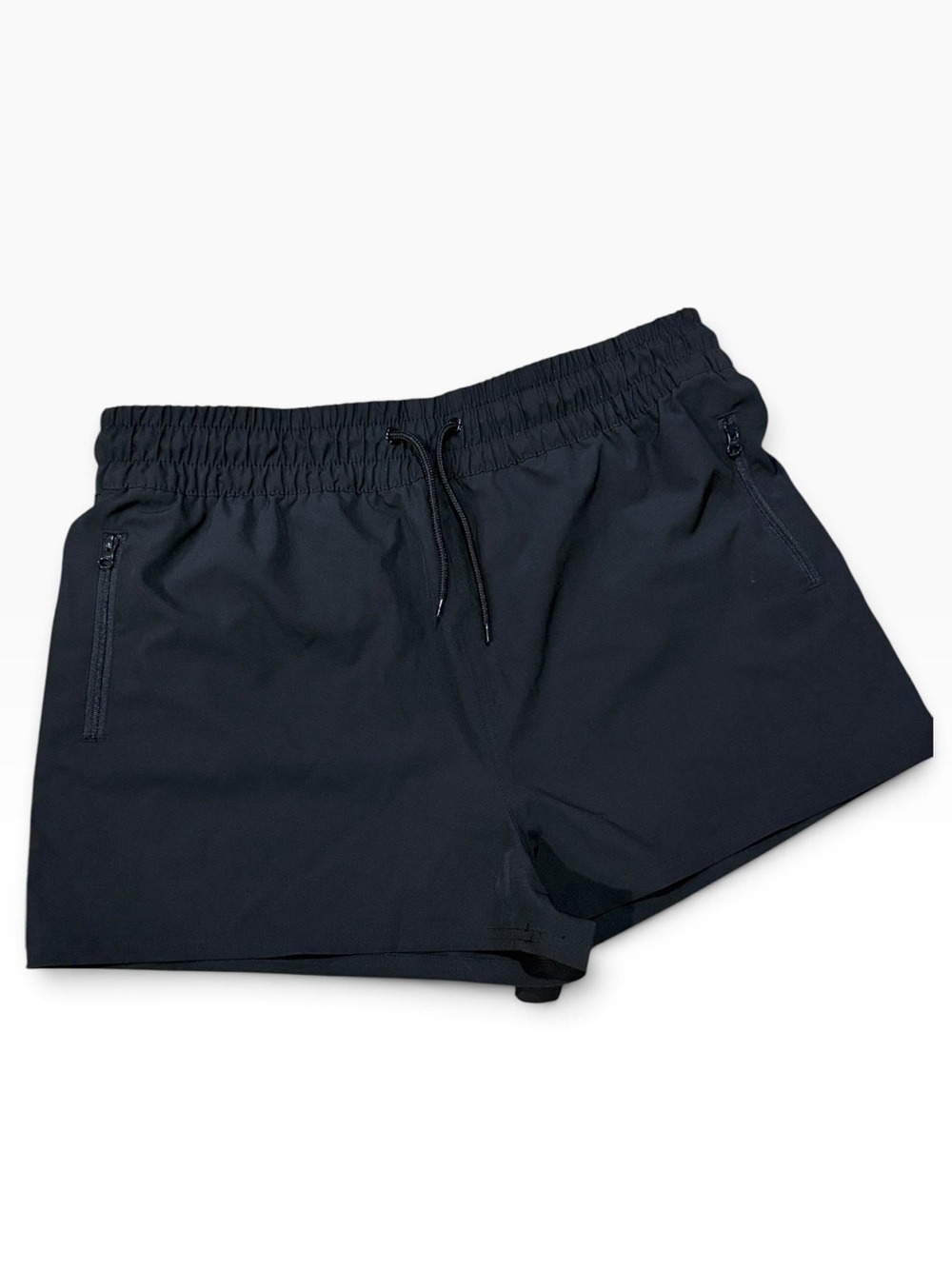 Ocean Pacific Black Athletic Shorts Zipper Pockets Women's Large